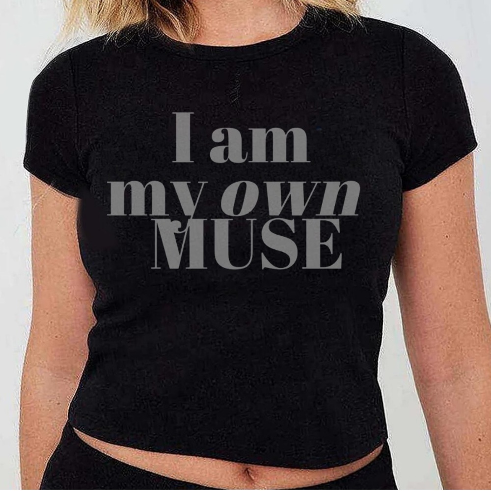 NWT Y2K baby tee I’am my own Muse